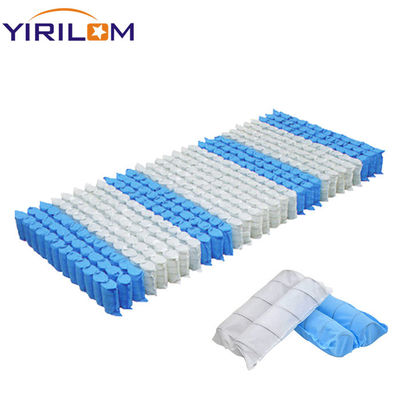 High Carbon Steel Wire Mattress Pocket Coil Unit dengan Zona Disesuaikan dan Compressed Rolled Packing