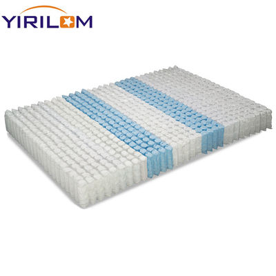 Disesuaikan 1.0mm-2.3mm Steel Wire Diameter 5 Zone Support Mattress Pocket Spring dengan Tutup Kain Non Woven