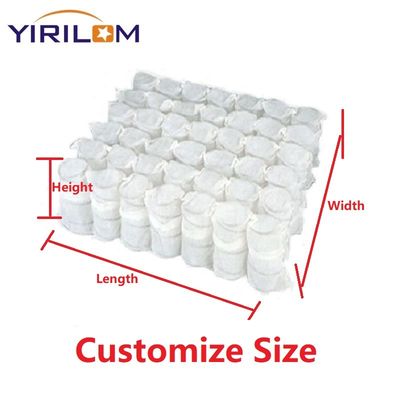Harga bagus Ukuran yang dapat disesuaikan Kawat baja karbon tinggi kompres Pocket Spring Coil untuk bantal sofa dengan kemasan kompresi on line
