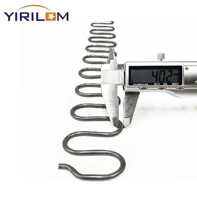 3.8mm Wire Diameter Baja Karbon Tinggi Zigzag Spring dengan Electroplating untuk Sofa dan Furnitur