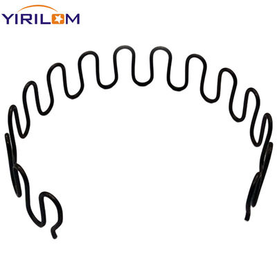 Harga bagus 3.8mm Wire Diameter Baja Karbon Tinggi Zigzag Spring dengan Electroplating untuk Sofa dan Furnitur on line