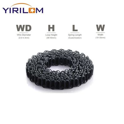 2.0mm Wire Diameter Zigzag Spring untuk Sofa dengan 50mm Tinggi dan Mudah Instalasi
