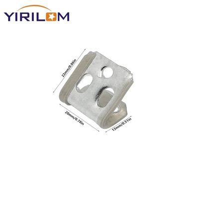 Harga bagus 5 lubang Zinc dilapisi setengah plastik tertutup spring clip untuk sofa Zig Zag Springs on line