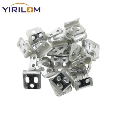 Harga bagus Setengah Plastik Ditutup Seng Dilapisi 4 Lubang Sofa Spring Clip untuk Furnitur Zig Zag Springs on line