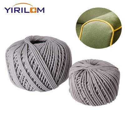 Harga bagus Tali Pipa Katun Pasir Alami Diameter 4mm Grosir untuk Pengikat Tepi Furnitur dan Aksesori Sofa on line