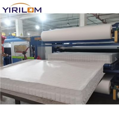2.0mm Kain Putih Nonwoven Pocket Spring Unit untuk ukuran yang dapat disesuaikan kasur dan furnitur