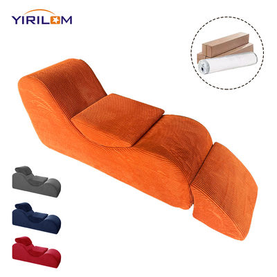 Harga bagus Paket kompresi vakum roll sofa malas sederhana lipat rekreasi tatami sofa rumah ruang tamu kursi lounge retractable on line