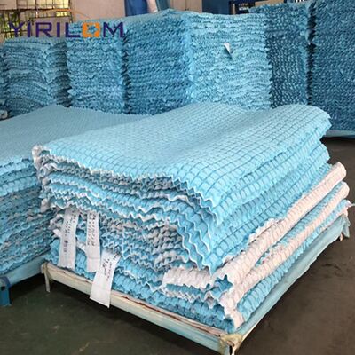 Harga bagus Unit Micro Pocket Spring dengan Diameter Baja 1,6mm ~ 2,3mm dan Tutup Kain Non Woven untuk Dukungan Kasur on line