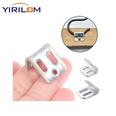 Harga bagus Guangdong Factory Grosir Harga Kualitas Baik Furnitur Aksesoris Zigzag Spring Sofa Metal Clip 4 lubang Spring Clip on line