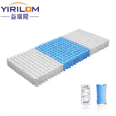 High Carbon Steel Wire Mattress Pocket Spring Unit dengan Nonwoven Fabric Cover dan Zoned Support (1/3/5/7 Zona)