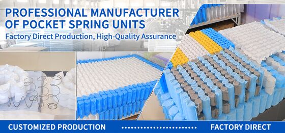 Harga bagus Spring Mattress Independent Pocket Spring dengan Kabel Baja Karbon Tinggi dan Tutup Kain Non Woven on line