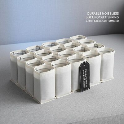 1.8mm Baja Tahan Karat Tanpa Suara Boleh Bernafas Sofa Spring Poket untuk Kusyen Sofa Disesuaikan