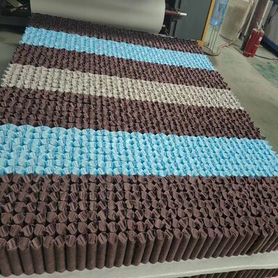 Harga bagus 7 Inci Tinggi Zone Pocket Coil Spring dengan Kawat Baja Karbon Tinggi untuk Manufaktur Kasur on line