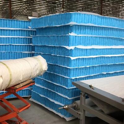 Sistem Pocket Spring Mattress yang tahan lama dengan mata air bersarang independen yang dirancang untuk meningkatkan dukungan dan kenyamanan kasur untuk jangka panjang