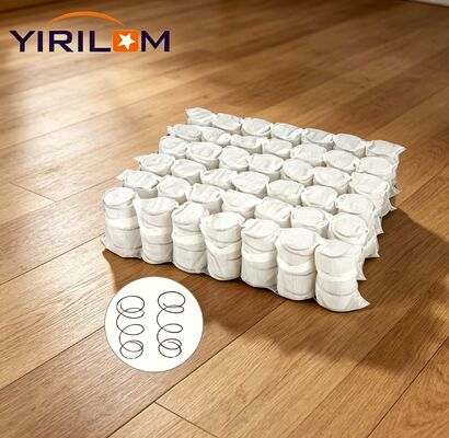 High Carbon Steel Wire Sofa Pocket Spring Unit untuk dukungan bantal tahan lama