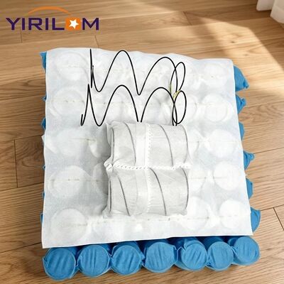 6-12cm Tinggi Kawat Baja Ukuran Disesuaikan Unit Musim Semi Kantong Independen untuk Dukungan Kusen Sofa
