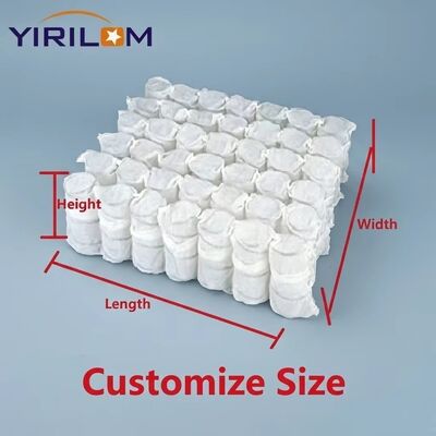 Harga bagus 2.0mm Wire High Carbon Steel Compressed Roll Packing Sofa Pocket Spring Unit untuk Produsen Kursi on line