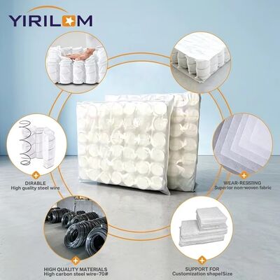 Unit Pegas Sofa Independen dengan Kawat Baja Karbon Tinggi untuk Dukungan Unggul dan Tinggi 6-25cm
