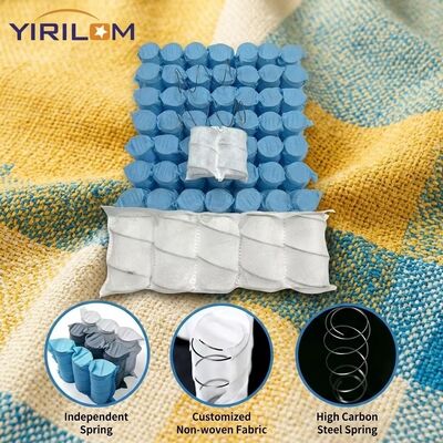 12cm Tinggi Baja Karbon Tinggi Wire Sofa Pocket Spring Unit dengan Non Woven Fabric untuk Deep Seating