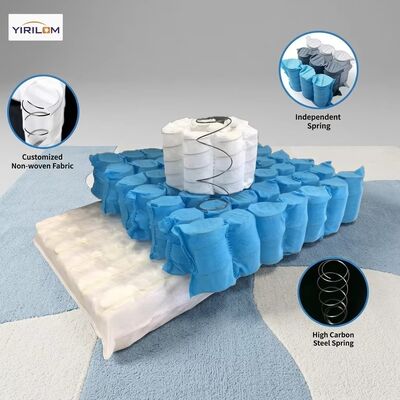 18x18x4 Inch Steel Wire Pocket Spring Unit untuk Sofa Seat Cushion dengan ukuran yang disesuaikan dan 4-7 putaran