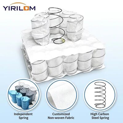 Foshan Produsen Custom 1.8mm Steel Wire Elastisitas Tinggi Sofa Berisik Pocket Spring Coil untuk bantal sofa
