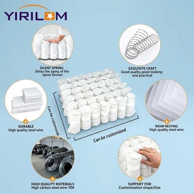 Harga bagus Unit Pegas Saku Sofa Kawat Baja Karbon Tinggi dengan Tinggi 6-12cm dan Penutup Kain Non-Anyaman on line