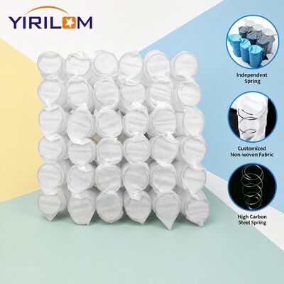 Harga bagus Unit Pegas Saku Sofa Independen Kemasan Gulungan Terkompresi dengan Kawat Baja Karbon Tinggi dan Tinggi Pegas 6-25cm on line