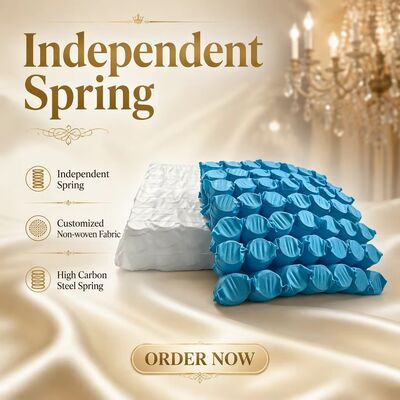 Harga bagus High Carbon Steel Wire Sofa Pocket Spring Unit dengan Compressed Roll Pack dan Desain Noiseless on line