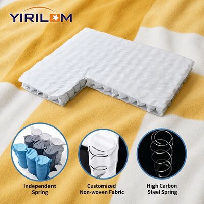 Harga bagus Premium 70gsm Non-Woven Fabric Pocket Spring Unit dengan 1.0mm-2.3mm Steel Wire untuk Customized Sofa Cushion Seating on line
