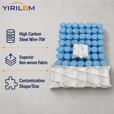 Superior Rebound Elastic 1.8mm Wire Pocket Spring Coil untuk Kusen Sofa dengan Ukuran Disesuaikan
