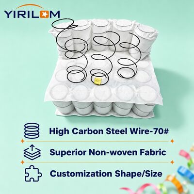 Disesuaikan 1.8mm-2.2mm Wire Diameter Baja Karbon Tinggi Wire Pocket Spring untuk sofa dengan dukungan independen