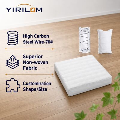 Premium 2.0mm Steel Wire Pocket Spring Unit untuk Sofa dengan Ukuran Disesuaikan dan Tinggi 6-12cm