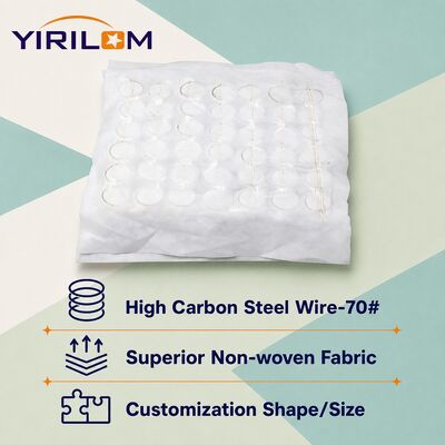 High Elastic 1.8mm Wire Independent Pocket Coil untuk Sofa Cushion Unit