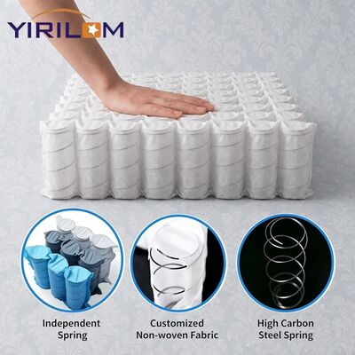 1.8mm-2.3mm High Carbon Steel Pocket Spring untuk Sofa Cushion dengan Tinggi 6-12cm dan Ukuran Disesuaikan