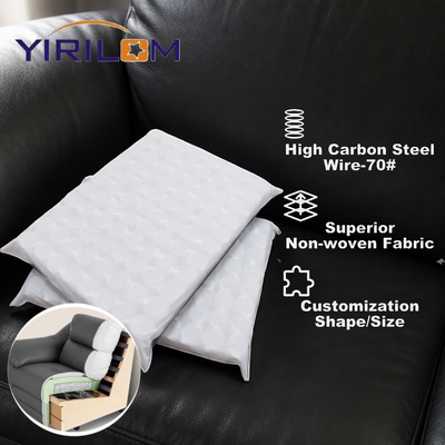 Vacuum Compressed Sofa Pocket Spring Coil Unit with Customized Size and Steel Wire for Seat Cushion