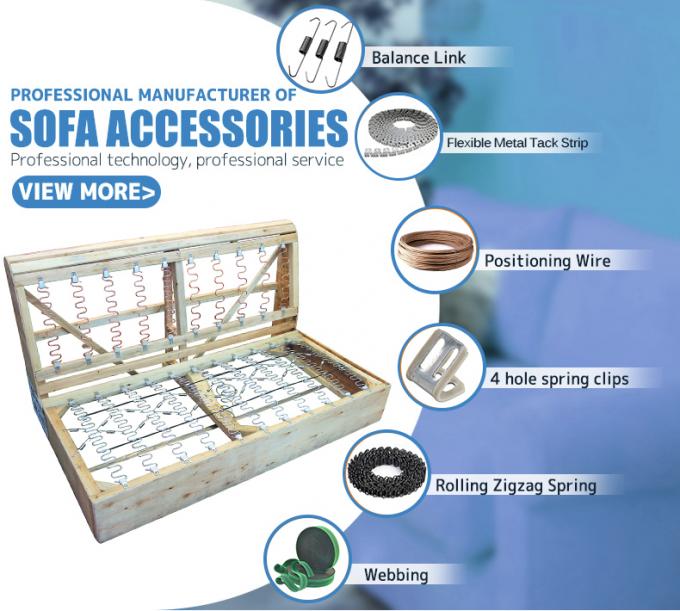 Klip Penyeimbang Kawat Baja Kualitas Terbaik untuk Pegas Zigzag Sofa 2