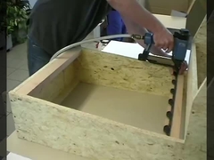 Sofa plastik pemasangan klip strip