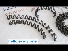 50mm Spring Height Zigzag Spring Dibuat dari Kabel Baja Karbon Tinggi untuk Konstruksi Kuat