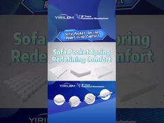 Sofa Pocket Coil Spring untuk furnitur dan sofa Pocket Spring Inner Spring