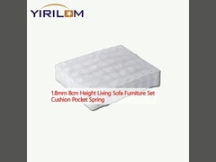 1.8mm 8cm Tinggi Sofa Kamar Tidur Set Perabotan Kusen Pocket Spring