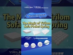 Furnitur Rumah Hidup Disesuaikan Semua Ukuran Kusyen Sofa Pocket Spring Coil Unit