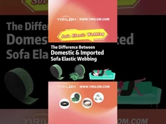 Sabuk Pita Anyaman Poliester Warna-warni Anyaman Sofa Elastisitas Rajutan