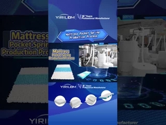 OEM Roll Up Packing Disesuaikan 2.0mm Pocket Spring Untuk Kasur