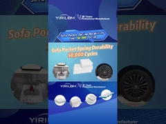 Compressed Individually Wrapped Sofa Spring Coils Pocket Spring Untuk Kusen Sofa