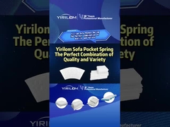 Pocket Spring Manufacturer Custom Good 1.8mm Cushion Pocket Spring Untuk Pabrik Sofa