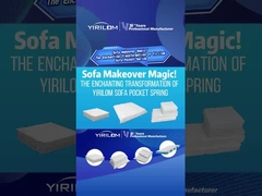 Disesuaikan Ukuran 4 inci Tinggi Sofa Pocket Spring Pocket Spring Untuk Kusen Sofa