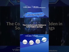 Harga Murah 20*20*4 inci Sofa Cushion Pocket Spring Digunakan Untuk Membuat Sofa