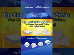 Produsen Pegas Saku Sofa Grosir Pegas Saku Tinggi 4 inci Digunakan untuk Sofa