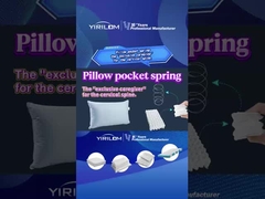 Pasokan 1.0mm Galvanized Steel 3 inci Tinggi Pocket Spring Unit Pocket Spring Untuk Bantal